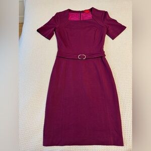 HUGO Boss Midi Dress with Belt